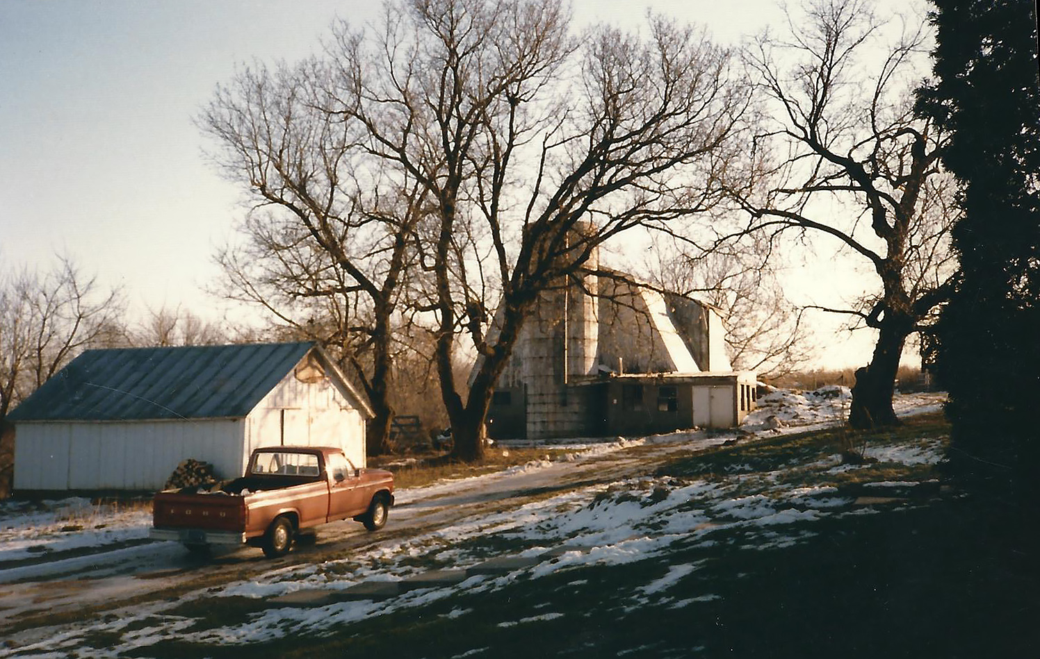 70s Ford Truck on Farm